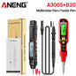Pen Multimeter & NCV Non-Contact AC/DC Voltage Test Pen Combo with Double-Head Screwdriver