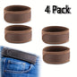 4-Pack Elastic Waistbands! No Buckle, Unisex, Stretchable, Invisible & Adjustable, Machine Washable
