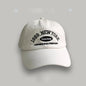Korean Retro Embroidered Letter Baseball Cap - Unisex Casual Sun Protection Hat