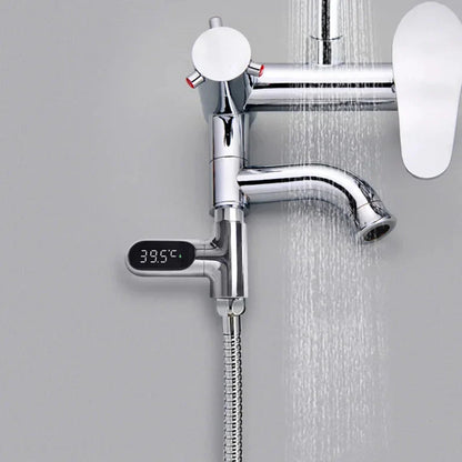LED Display Shower Water Thermometer Self Powered