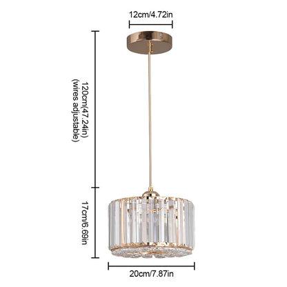 Modern LED Crystal Pendant Light & Ceiling Lamp – Luxury Chandelier for Home Decor