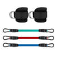 Ankle Strap Resistance Band Set - Adjustable Elastic Ankle Weights for Glutes & Legs, Home & Gym (Men & Women)