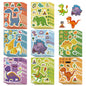 8/16/24PCS Cute Dinosaur Puzzle Stickers, Face Stickers Handmade DIY Creative Personalized Decoration Waterproof Sticke