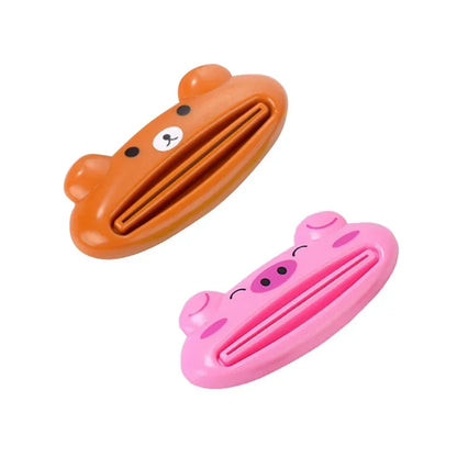 Animal Toothpaste Squeezer Tube Roller – Cute Cartoon Toothpaste Dispenser for Bathroom