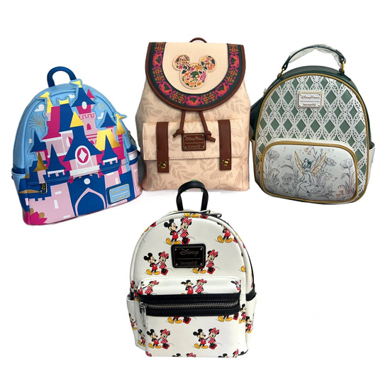 Cartoon Castle Anime Girls Mini Kids Backpack with Flowers – Cosplay Travel Schoolbag (10 x 9 x 4 in | 25 x 23 x 11 cm)