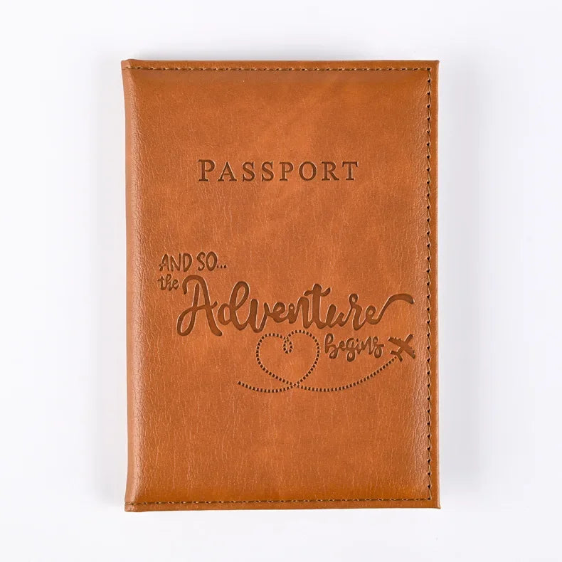 PU Leather Passport Holder Wallet – Travel Passport Cover & Card Case for Women and Men