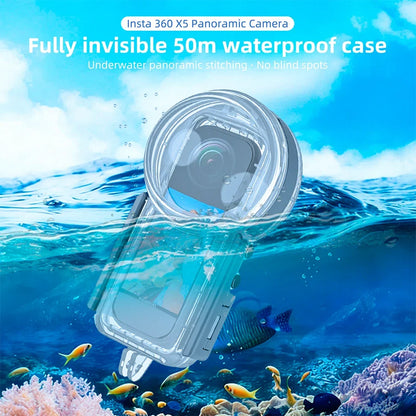 Seafrogs 50meter waterproof camera housing for Insta 360 X5