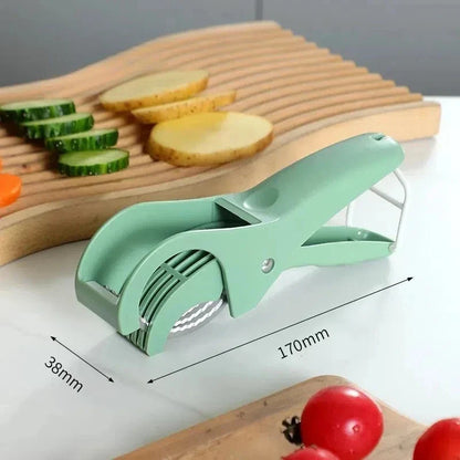 Stainless Steel Vegetable and Fruit Slicer - Multi-Function Salad Shredder | Kitchen Accessory