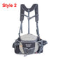 Convertible Waist Bag to Shoulder Backpack 8L - Cycling Hiking Running Camping Water Bottle Fanny Pack for Men