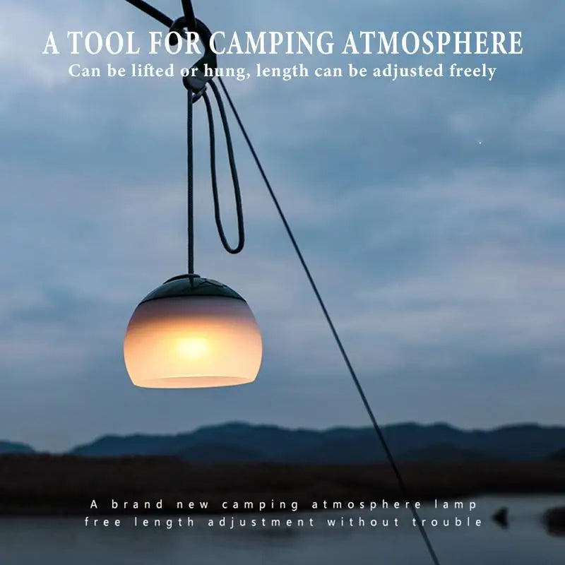 Camping Light with Hook 4 Mode Adjustable LED Tent Light Portable