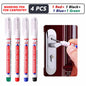 20mm Deep-Reach Long Nib Marker Pen for Wood & Metal — Waterproof Carpenter Marking Pen, 13.7cm (5.4in), Multi-Pack (1–40 pcs)