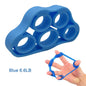 5-Finger Silicone Finger Strengthener Ring – Hand Grip & Finger Exerciser for Rehab, Guitar Practice, Stress Relief