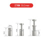 Adjustable GPU Support Bracket 27–120mm (1.06–4.72 in) White Aluminum Graphics Card Anti-Sag Holder