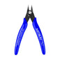 Diagonal Wire Cutters – Carbon Steel Flush Cutting Pliers, 45° Bent Spring-Loaded Nipper for Electronics & Jewelry