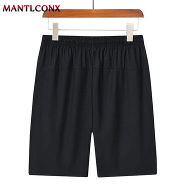 Men's Quick-Dry Gym & Running Shorts - Elastic Waist, Zipper Pockets, Breathable Workout Shorts (M-4XL)