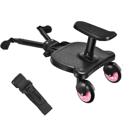 Universal Stroller Step Board with Seat for Second Child