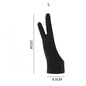 Two-Finger Anti-Touch Drawing Glove — Smudge Guard for Graphics Tablets & Digital Art