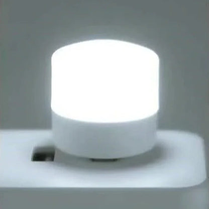 Mini USB Night Light 3-5 Pack Warm & White LED Reading Light USB Plug-In Portable Eye Protection Lamp
