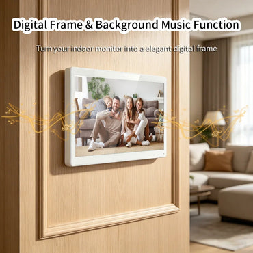 ANJIELO 2-12 Units Apartment Doorbell Video Intercom System Digital Frame Background Music Detection Preview NEW 2026