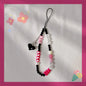 Colorful Macaron Bead Phone Lanyard Wrist Strap - Anti-Lost Short Handheld Mobile Chain for Women