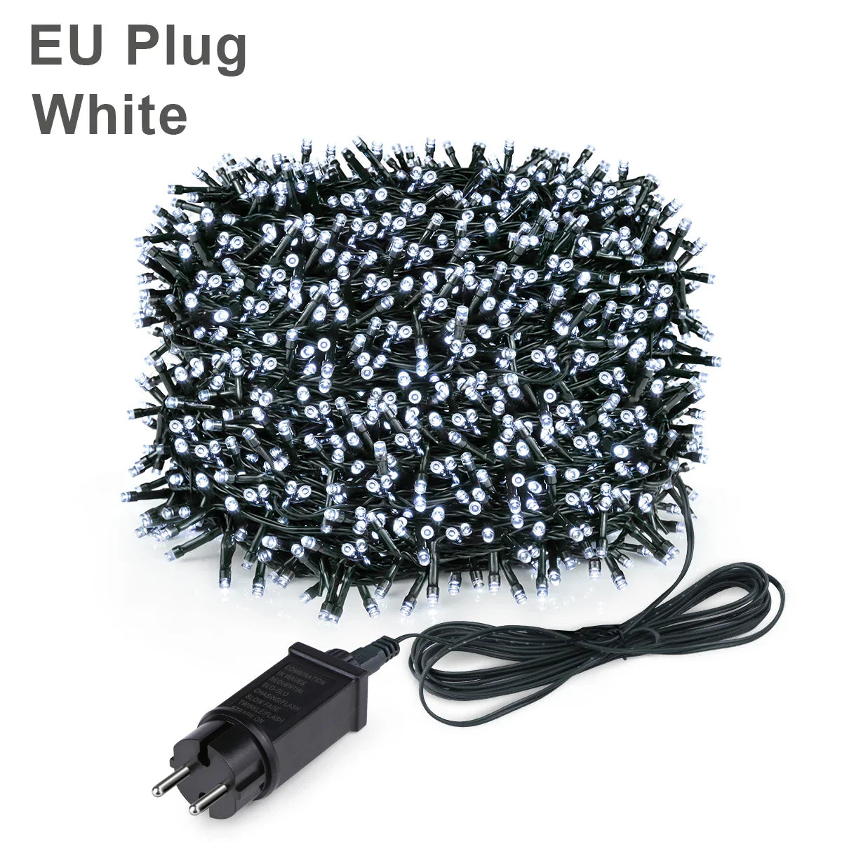 Waterproof LED Fairy String Lights — White, Warm White & Multicolor (IP65) for Curtains, Weddings & Party Lighting