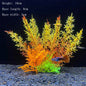 Artificial Aquarium Plants – Plastic Underwater Green Shrubs with Resin Base, Fish Tank Decoration