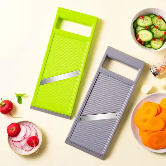 Jumbo Vegetable Slicer and Chopper - Multi-Function Potato French Fry Cutter with Peeler