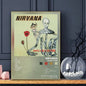 Band N-N-Nir-va-naS Poster HD Art Sticky Wall Waterproof Home Living Room Bar Decoration