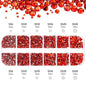 2400+ Shiny Clear Crystal Nail Rhinestones - Mixed Sizes & Shapes Flatback Gems