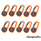 Mini Compass Carabiner Keychain — Camping & Hiking Backpack Buckle Survival Tool