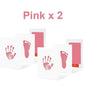 Baby Handprint & Footprint Ink Pad Kit — No-Touch Non-Toxic Inkless Stamp for Newborns, Pets & Keepsakes