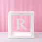 Birthday Balloon Boxes For Party Decorations 1st Happy Birthday Balloon Blocks Decor with ONE Letter Boy Girl Baby Shower Decor