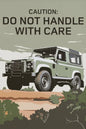 L-and-R-over Defender 90 Offroad Poster Classic Retro Automotive Poster Canvas Prints Classic Off-road Vehicle Aesthetic Print