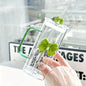 400mL Elegant Butterfly-Decorated Glass Tumbler with Straw & Handle - Reusable Freezer-Safe Water Cup for Coffee Juice Milk