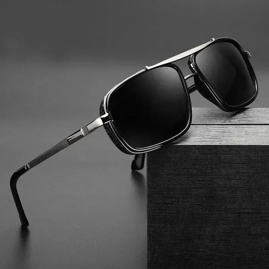 Women's Vintage Steampunk Cat-Eye Sunglasses UV400 Driving & Travel Shades - Alloy Frame, Polycarbonate Lenses