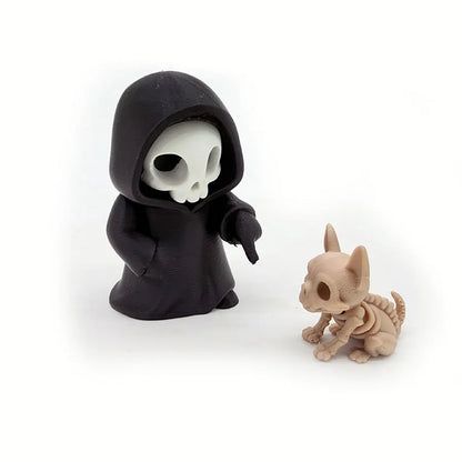 Gothic Grim Reaper Figurine, A1-A9 Design Variants