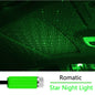 Adjustable LED Car Star Projector Roof Light - USB Romantic Galaxy Atmosphere Night Lamp