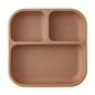 BPA-Free Silicone Suction Divided Baby Plate, Leakproof Toddler Meal Tray, Easy-Clean Kids Dinnerware