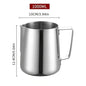 Stainless Steel Scale Lahua Cup 350/600/1000ml Milk Jugs Milk Craft Milk Pitcher Coffee Latte Frothing Art Jug Pitcher Mug Cup