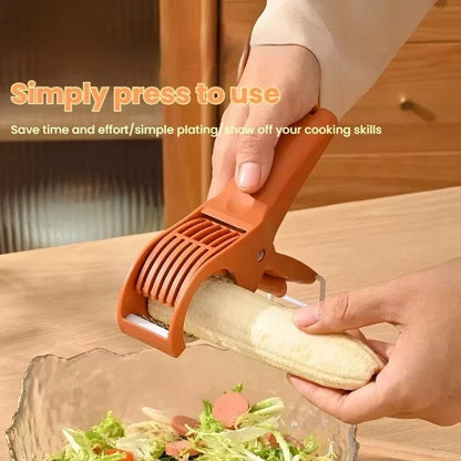 Stainless Steel Vegetable and Fruit Slicer - Multi-Function Salad Shredder | Kitchen Accessory