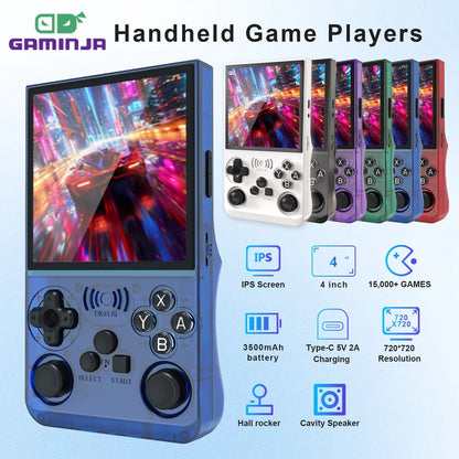 Retro Handheld Gaming Console 15,000+ Games Built-in Linux 4.0-Inch (10.16 cm) IPS Pocket Console
