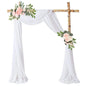 Wedding Arch Drape Chiffon Fabric Draping Curtain Drapery Wedding Birthday Party Decor Draping Ceremony Reception Hanging Decor