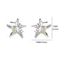Vintage Summer Starfish Stainless Steel Stud Earrings For Women Simple Star Shell Earrings Stud Ocean Party Jewelry Gift 2025