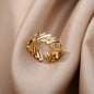 Fashion Hollow Initial Letter Heart Rings For Women Gold Color Stainless Steel A-Z Letter Ring Aesthetic Wedding Jewelry Gift