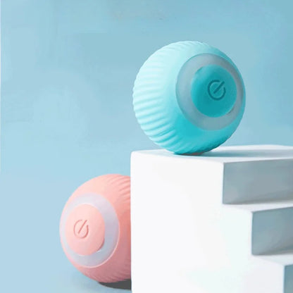 Interactive Automatic Rolling Cat Ball - USB-C Rechargeable Pet Toy, 1.7 in (4.3 cm) Indoor Electronic