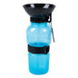 500ml (16.9oz) Portable Dog & Cat Travel Water Bottle with Built-In Drinking Bowl
