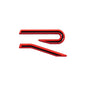 3D Metal R Logo Car Trunk Emblem Sticker Rear Body Badge for Golf Polo Jetta Beetle Passat Tiguan