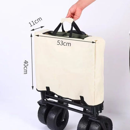 Camping Cart Folding Wagon Cover Storage Bag Dustproof Waterproof and