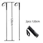 Ultralight Carbon Fiber Trekking Poles 5-Section Folding Anti-Shock Hiking and Walking Sticks 110/120/130 cm (43/47/51 in)