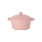 Porcelain Double-Handle Ceramic Bowl with Lid — Microwave & Steam Safe (13×7.5×9.8 cm | 5.12×2.95×3.86 in) for Steamed Eggs, Pudding & Soup